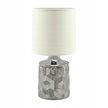 LAMPKA NOCNA STOŁOWA LINDA E14 CHROME/WHITE