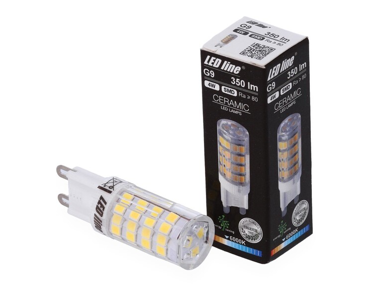 Żarówka LED SMD G9 230V 4W zimna biała 6000K