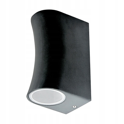 LAMPA KINKIET ZEWNĘTRZNY BOSTON czarna 2xGU10