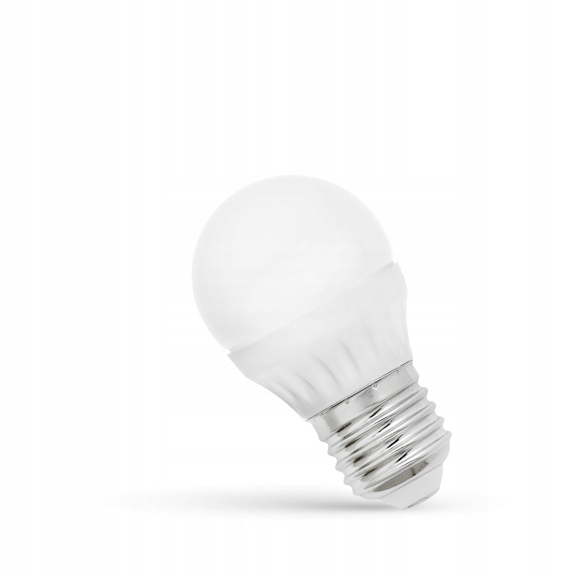 Żarówka Led E27 6W kulka biała ciepła, spectrum (2)