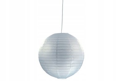 Kula papierowa zwis 1 pł śr. 40cm biała 302701-01