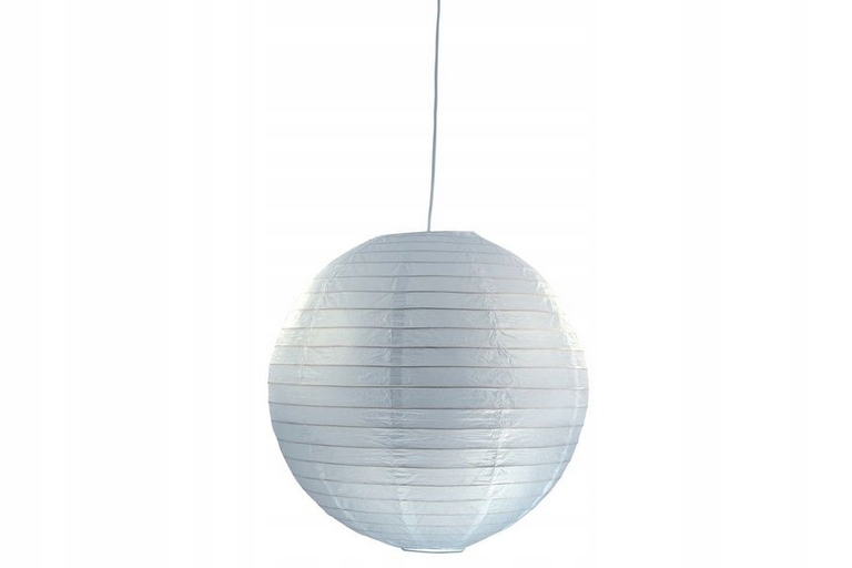 Kula papierowa zwis 1 pł śr. 40cm biała 302701-01