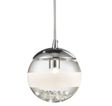 Lampa wisząca zwis DREAM G9 Chrom kryształki (2)