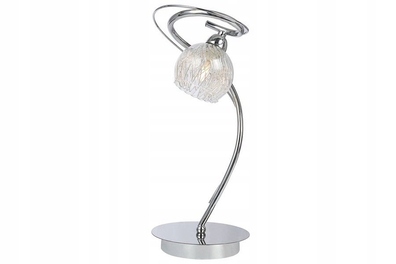 Lampka nocna stołowa ARIANA Chrom 32 cm