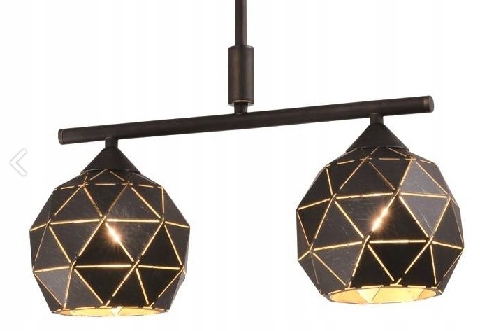Lampa wisząca CRISTAL 2 CZARNA