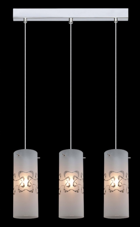 Lampa wisząca tubowa 3 żyrandol FANTAZY MDM1715/3B (2)