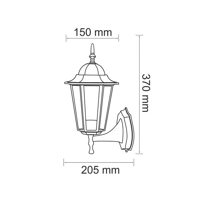 LAMPA KINKIET ZEWNĘTRZNY LIGURIA Patyna (2)