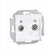 Gniazdko RTV SIMON 15 biale 1591486-030