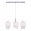 Lampa Zwis Nowoczesna kryształki BIAŁA ASTRA 3