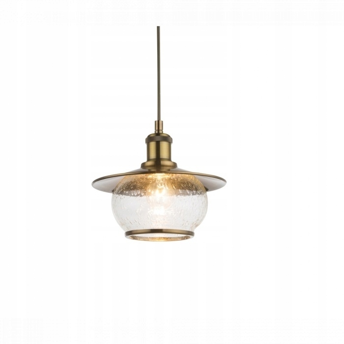 Lampa Zwis Nevis brąz antyczny szkło GLOBO 69030