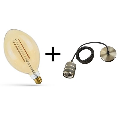 Lampa RETRO SHINE+ żarówka LED E40 6W 350lm