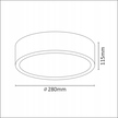 Lampa plafon kinkiet dziecięcy DIDI 3 2 x E14 (2)