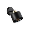 Kinkiet E27 LED Elza ruchomy x1 czarny + miedź