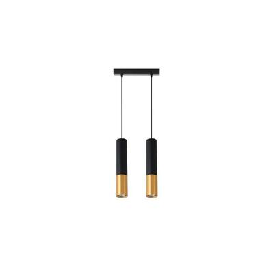 Lampa wisząca Keon GU10 x2  czarno złota
