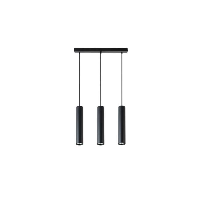 Lampa wisząca Keon GU10 x3  czarna