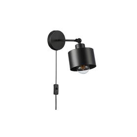 Kinkiet E27 LED Elza ruchomy x1 czarny 