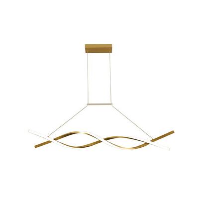 Lampa wisząca LED Kono 33W 100cm 4000K złoty