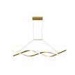 Lampa wisząca LED Kono 33W 100cm 4000K złoty