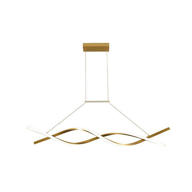 Lampa wisząca LED Kono 33W 100cm 4000K złoty