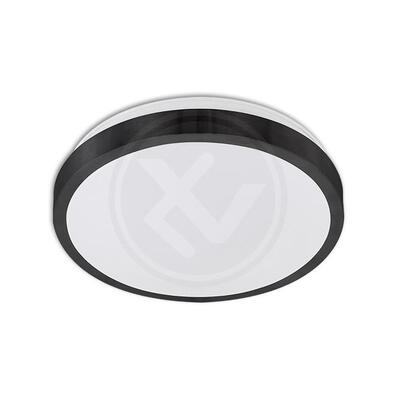  Plafon Solen 2xE27 okrągły czarny IP44