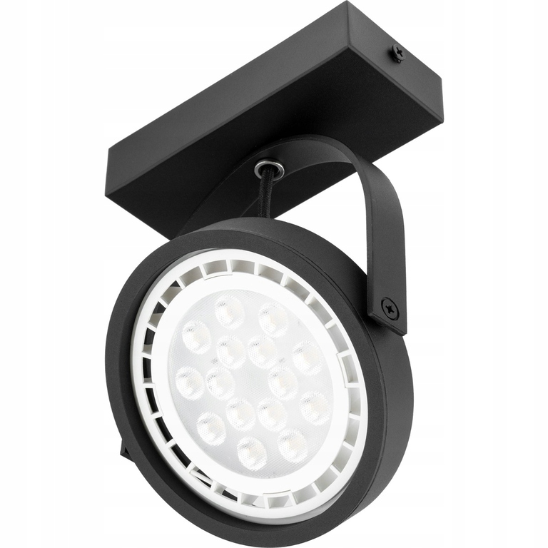 Kinkiet AR111 LED Leon ruchomy x1 czarny