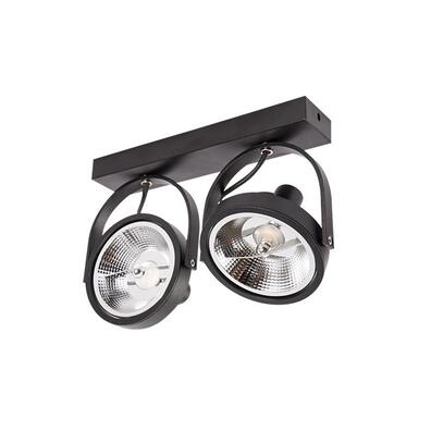 Lampa Kinkiet AR111 LED Leon ruchomy x2 czarny