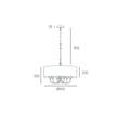 LAMPA wisząca ABU DHABI P06512WH COSMOLIGHT biały (6)