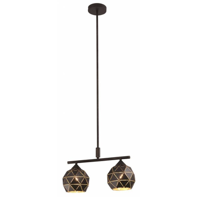 Lampa wisząca CRISTAL 2 CZARNA