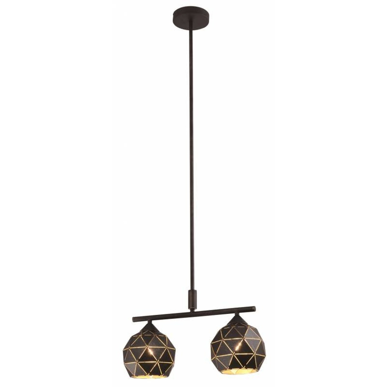 Lampa wisząca CRISTAL 2 CZARNA