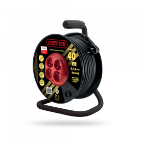 Przedłużacz bębnowy 4GN 40m 3x1,5mm w GUMIE (PZB-40-40G)