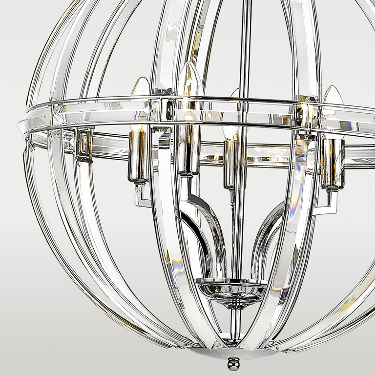 Lampa wisząca Orlando - P05735CH 5xE14 Chrom Żyran (2)