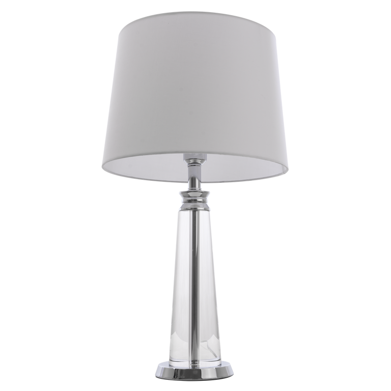 Lampka noc stołowa CHARLOTTE T01332WH Chrom 62 cm